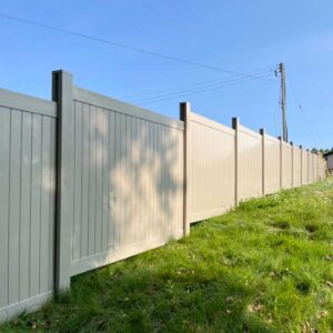 Tan-Vinyl-Fence-Panels-Vinyl-Fence-Panels-installed-in-Toronto